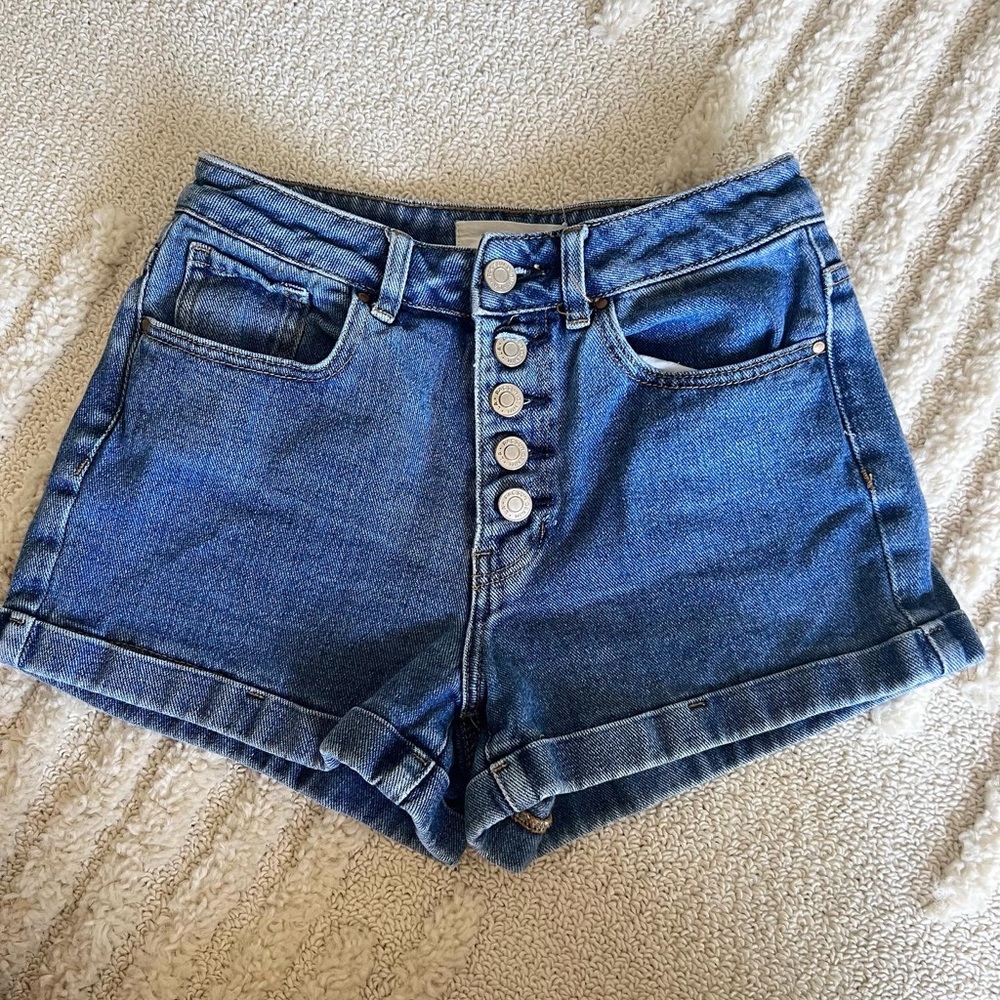 PACSUN button up mom shorts